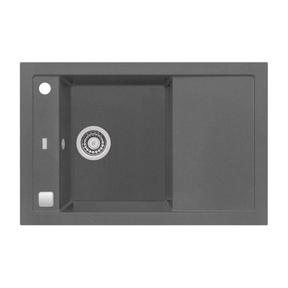 Композитна мивка Alveus Formic 30 Steel сиво метализирана 76x50 см