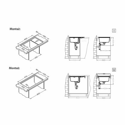 Alveus Intermezzo 30 Composite Sink Beige 62x48 cm