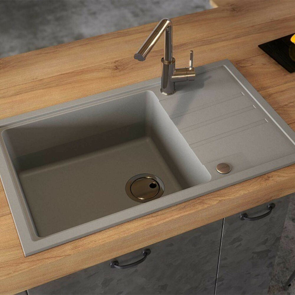 Alveus Intermezzo 70 Composite Sink Grey 78x48 cm