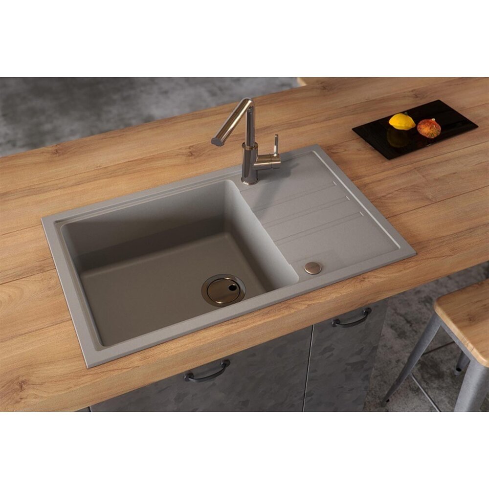 Alveus Intermezzo 70 Black Composite Sink 78x48 cm