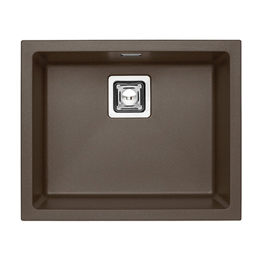 Alveus Quadrix 50 Composite Sink Chocolate Metallic 56x46 cm