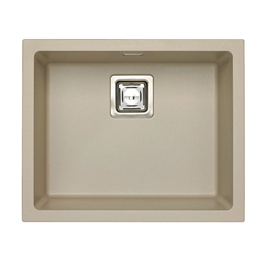 Alveus Quadrix 50 Pebble Metallic Composite Sink 56x46 cm