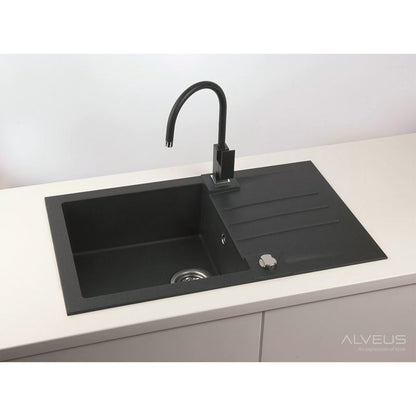 Кухненска мивка Alveus Rock 130 черна 78x48 см