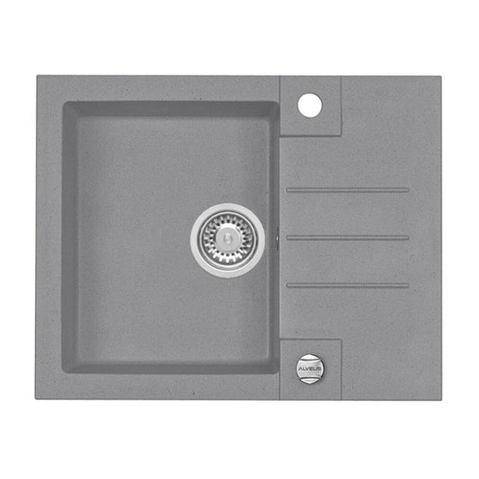 Композитна мивка Alveus Rock 30 сива 60x48 см
