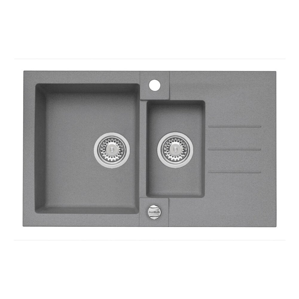 Композитна мивка Alveus Rock 70 сива 78x48 см