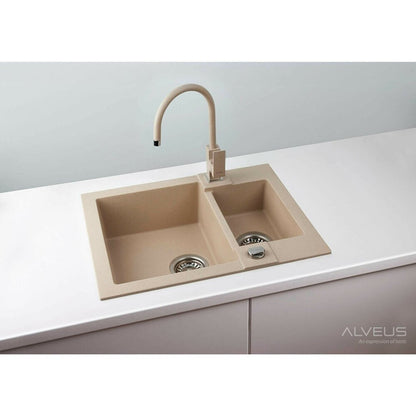 Композиционна мивка Alveus Rock 80 сива 60x48 см