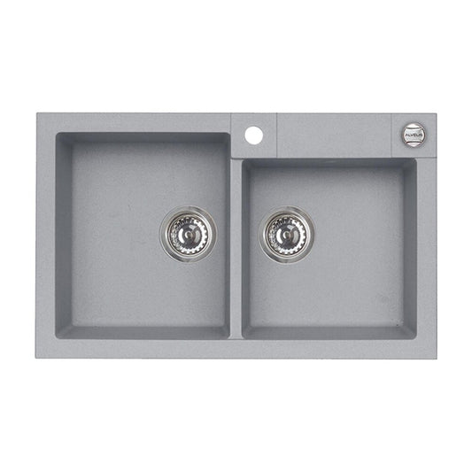 Alveus Rock 90 Composite Sink Grey 78x48 cm