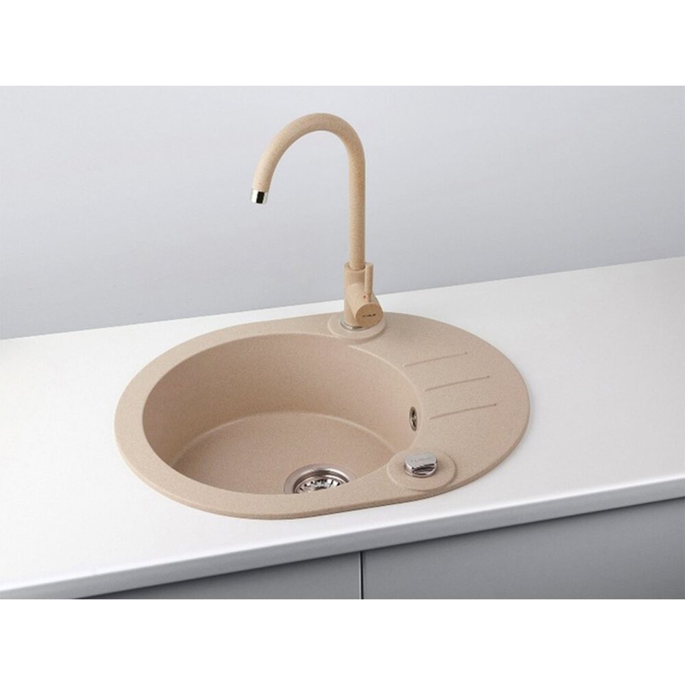 Композитна мивка Alveus Roll 40 бежова 60x48 см