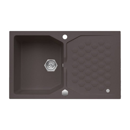 Alveus Sensual 30 Composite Sink Chocolate Metallic 85x52 cm