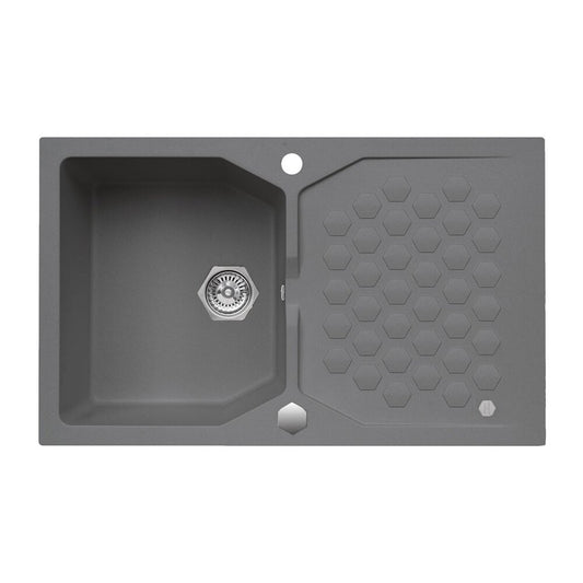 Alveus Sensual 30 Steel Metallic Sink 85x52 cm
