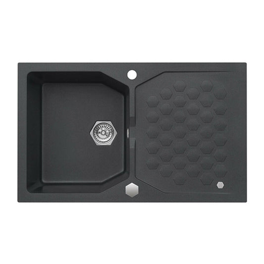 Alveus Sensual 30 Twilight Black Metallic Sink 85x52 cm