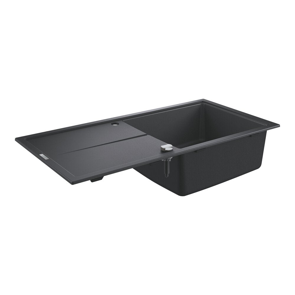 Grohe K400 composite sink 100x50.1 cm black with 1 bowl