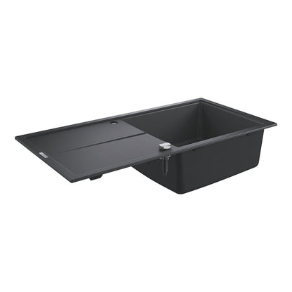 Grohe K400 composite sink 100x50.1 cm black with 1 bowl
