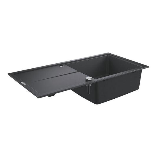 Grohe K400 composite sink 100x50.1 cm black with 1 bowl