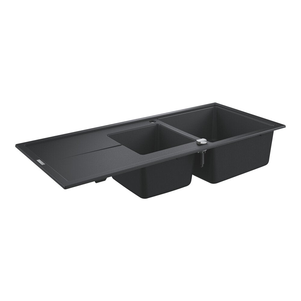 Grohe K400 Composite Sink 116x50.1 cm Black