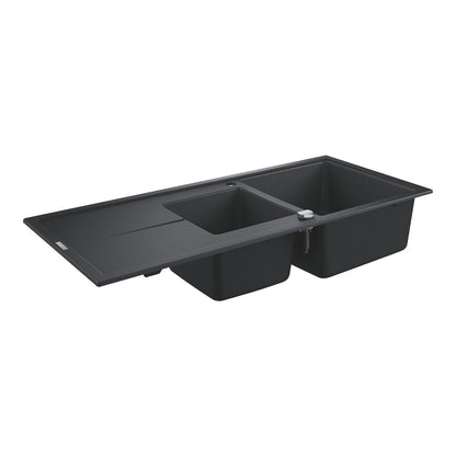 Grohe K400 Composite Sink 116x50.1 cm Black