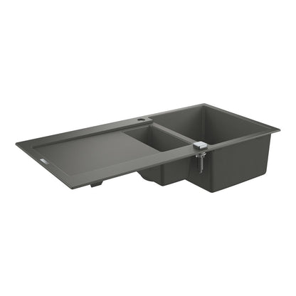 Grohe K500 Composite Sink 100x50.1 cm Gray with 2 Bowls