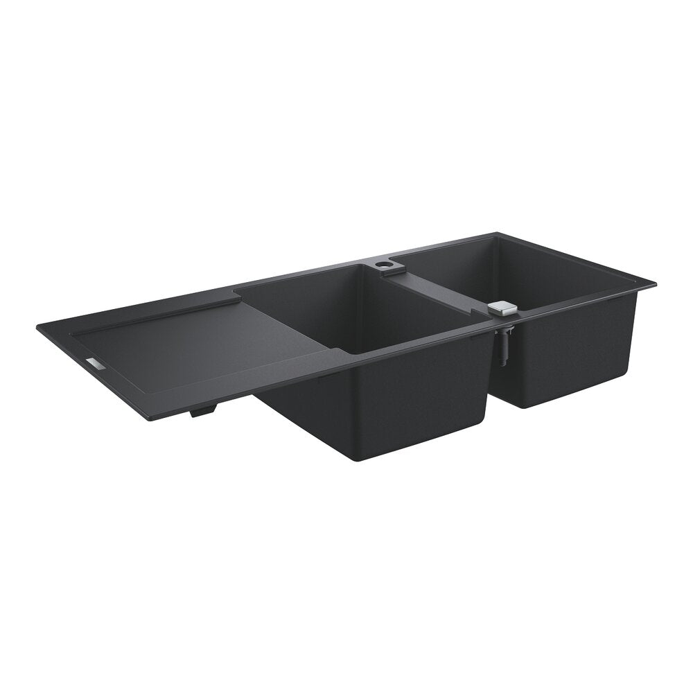 Grohe K500 Composite Sink 116x50.2 cm Black