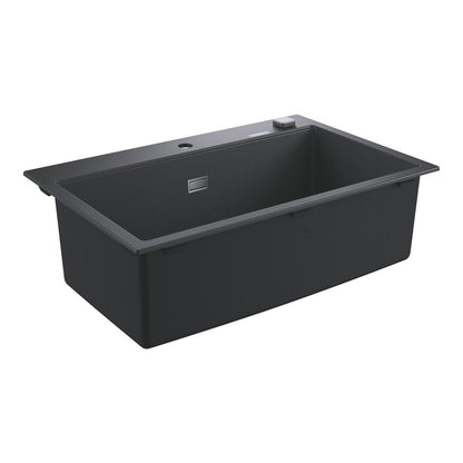 Чугунена мивка Grohe K700 78x51.1 см черна