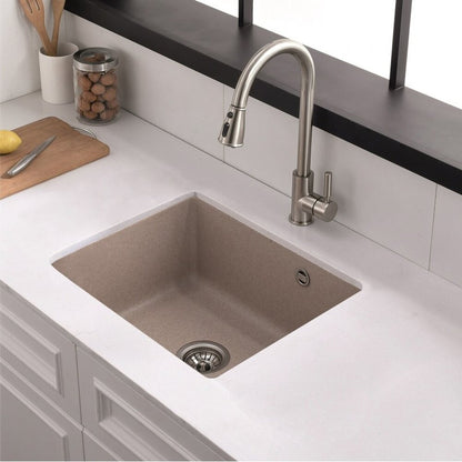 Композитна мивка Inter Ceramic с гранитен финиш 55x45 см без отцеждане