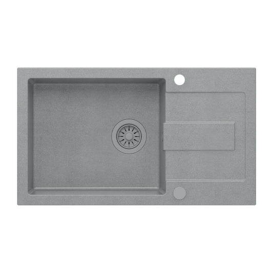 Quadron Pop Christian 136 XL Composite Sink Gray Stone 78x45 cm