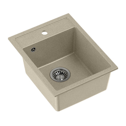 Quadron Pop Johnny 90 Beige Undermount Sink 39x50 cm