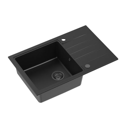 Quadron Pop Peter 111 Carbon Black Undermount Sink 78x50 cm