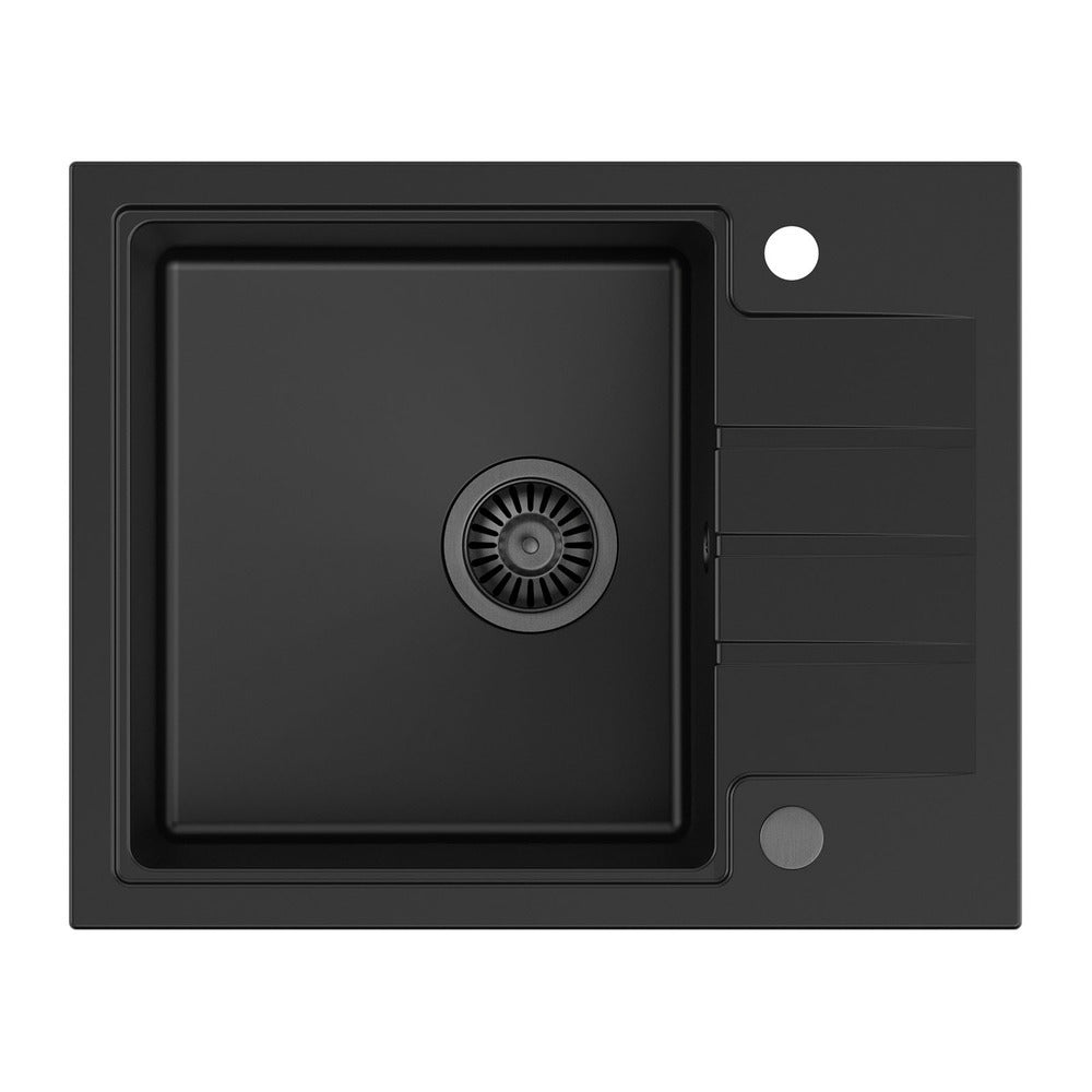 Quadron Pop Peter 116 Carbon Black Undermount Sink 62x50 cm