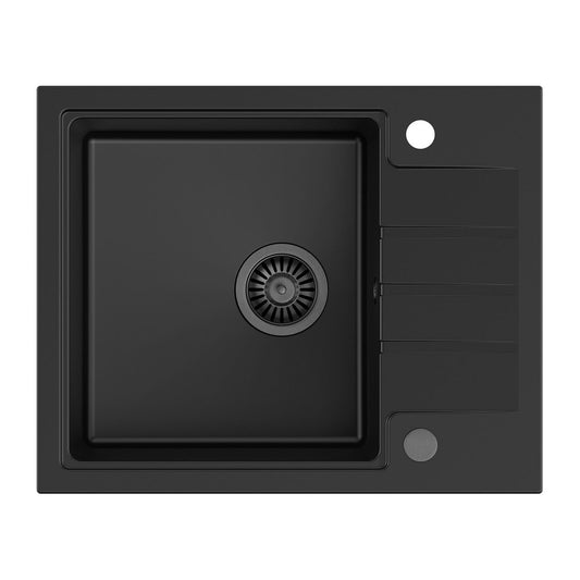 Quadron Pop Peter 116 Carbon Black Undermount Sink 62x50 cm