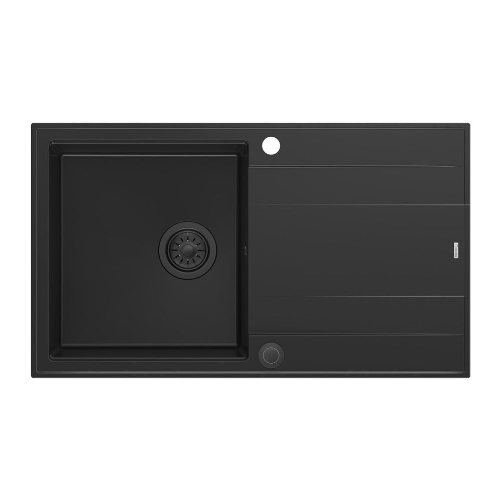 Quadron Unique Evan 111 Carbon Black Undermount Sink 86x50 cm