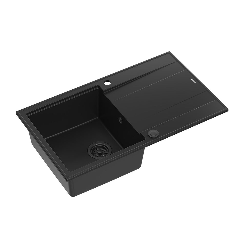 Quadron Unique Evan 111 Carbon Black Undermount Sink 86x50 cm