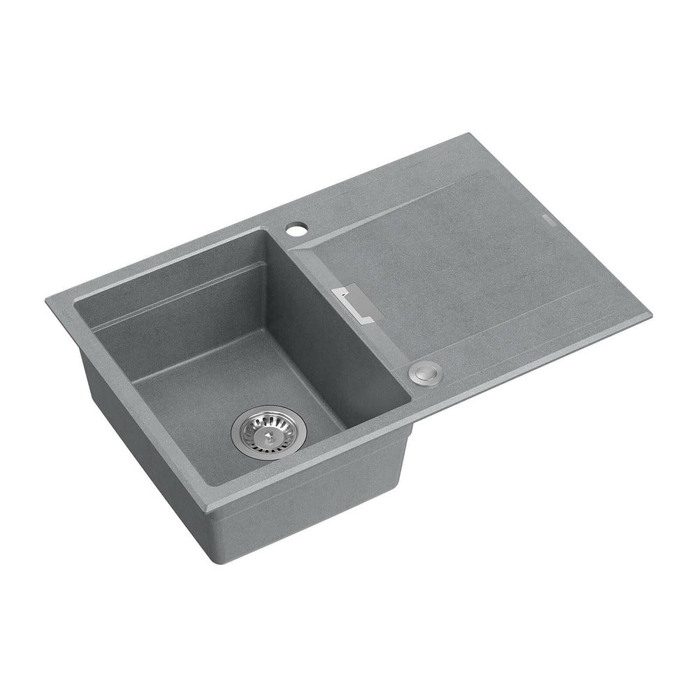 Quadron Unique Oven Gray - Stainless Steel Composite Sink 76x50 cm