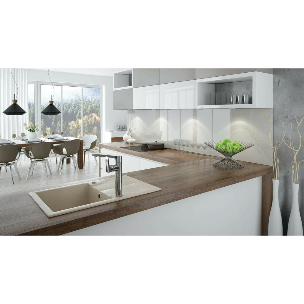 Deante Andante Granite Sink 1 Bowl with Drainer 49x78 cm Beige