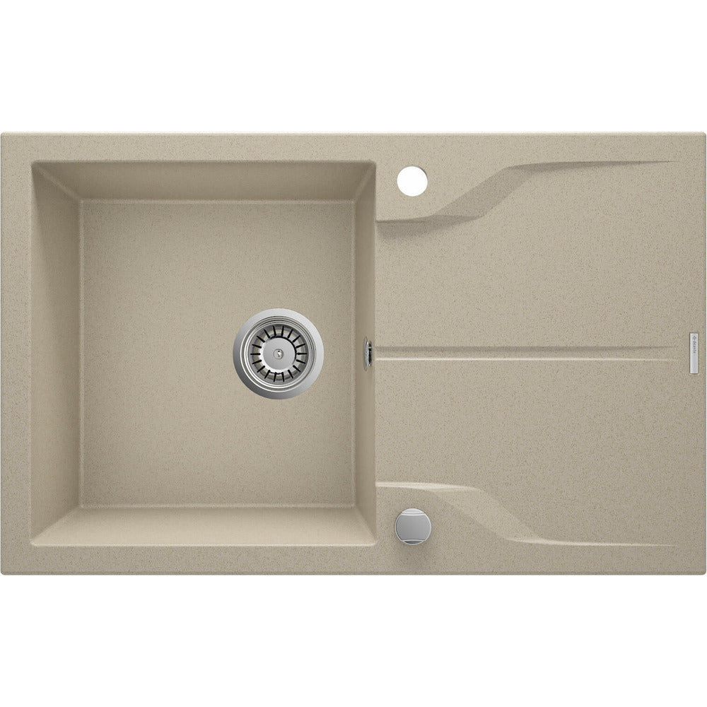 Deante Andante Granite Sink 1 Bowl with Drainer 49x78 cm Sand