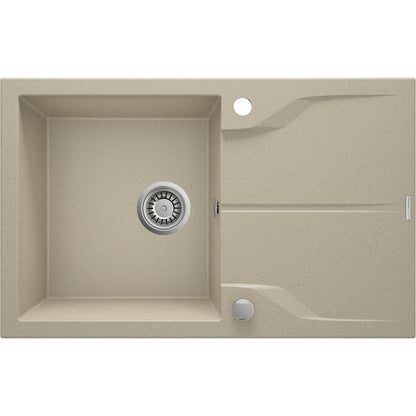 Deante Andante Granite Sink 1 Bowl with Drainer 49x78 cm Sand