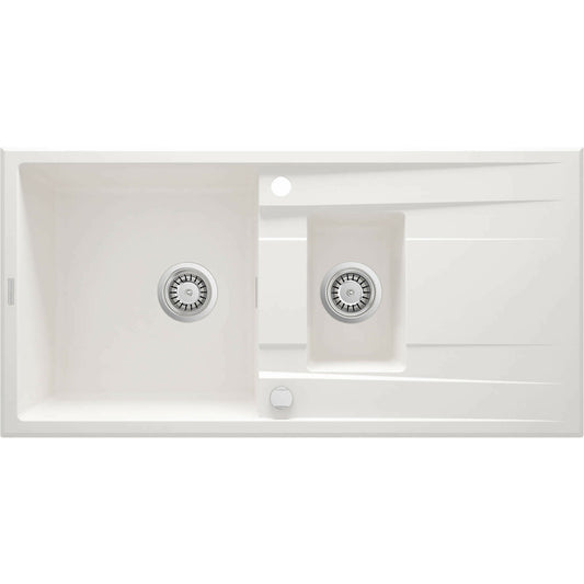Deante Eridan Granite Sink 50x100 cm White