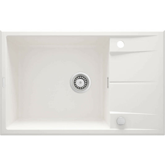 Deante Eridan Granite Sink 50x78 cm White