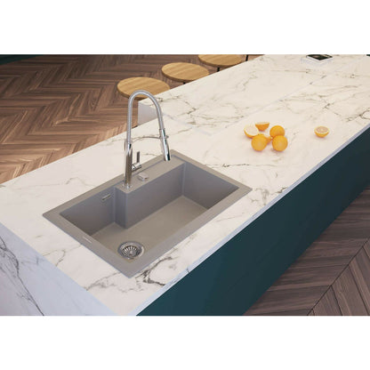 Deante Eridan Granite Sink 50x80 cm Grey