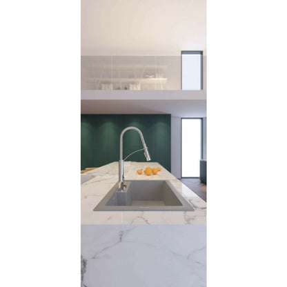 Deante Eridan Granite Sink 50x80 cm Grey