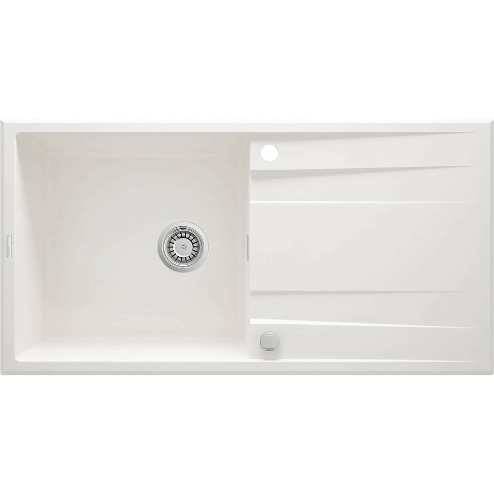 Deante Eridan Granite Sink 52x100 cm White