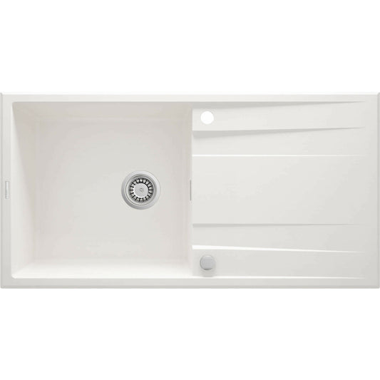 Deante Eridan Granite Sink 52x100 cm White
