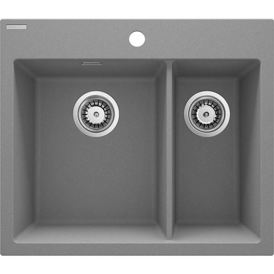 Deante Eridan Granite Sink 52x60 cm Grey