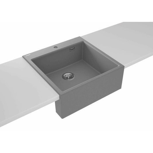 Deante Eridan Granite Sink 61x60 cm Grey
