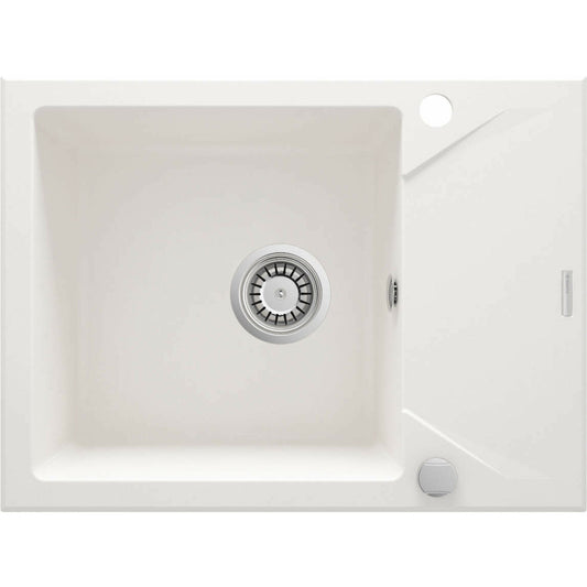 Deante Evora Granite Sink 44x59 cm White