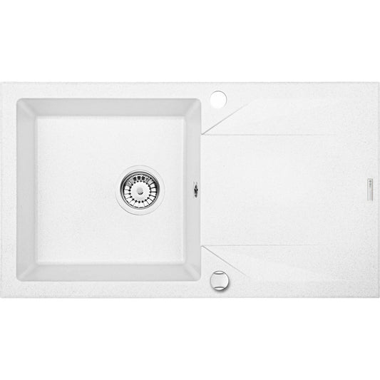 Deante Evora Granite Sink 44x78 cm White