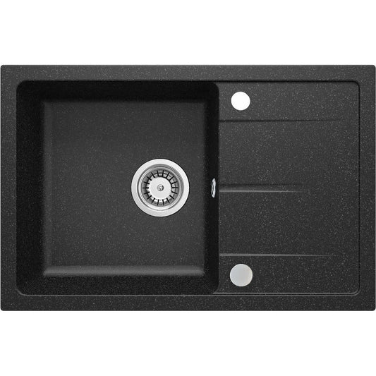 Deante Leda Granite Sink 44x67 cm Graphite