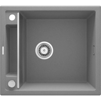 Гранитна мивка Deante Magnetic 50x56 см сива