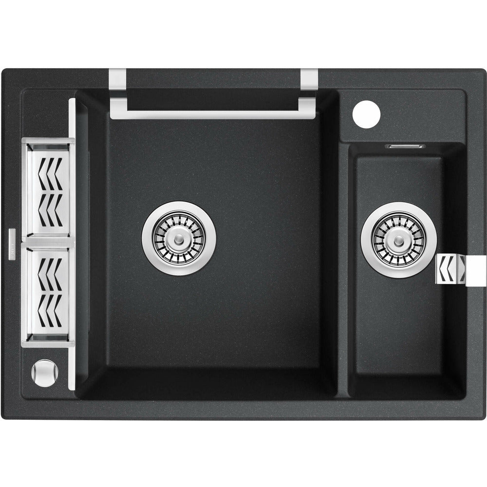 Кухненска мивка от гранит Deante Magnetic 50x69 см графит