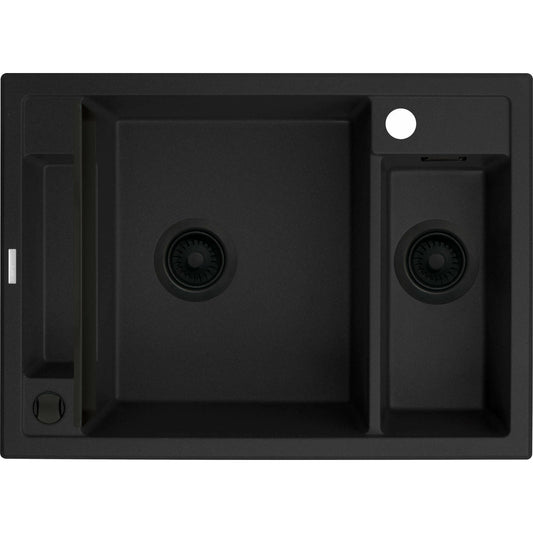 Deante Magnetic Granite Sink 50x69 cm Black