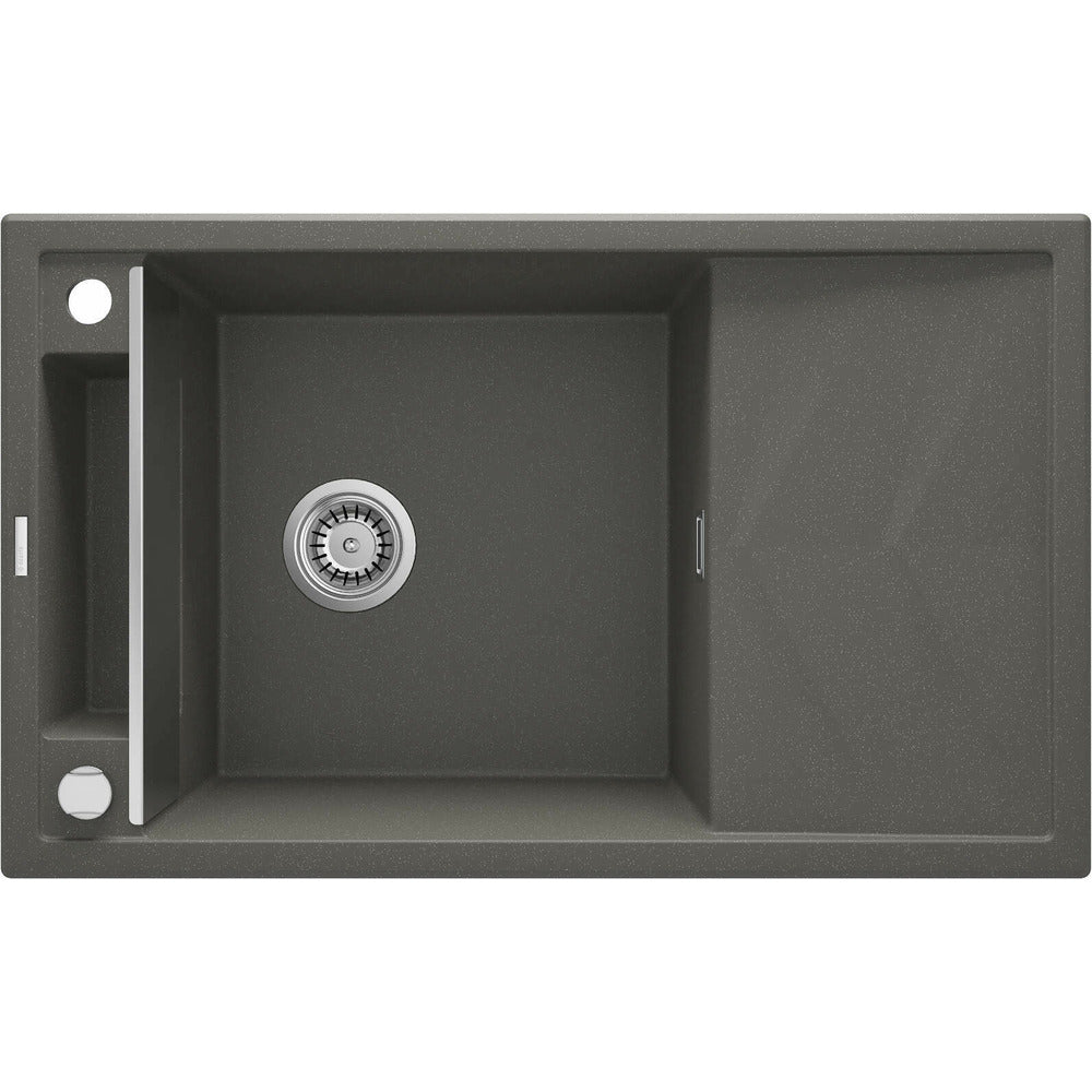 Гранитна мивка Deante Magnetic 50x82 см антрацит